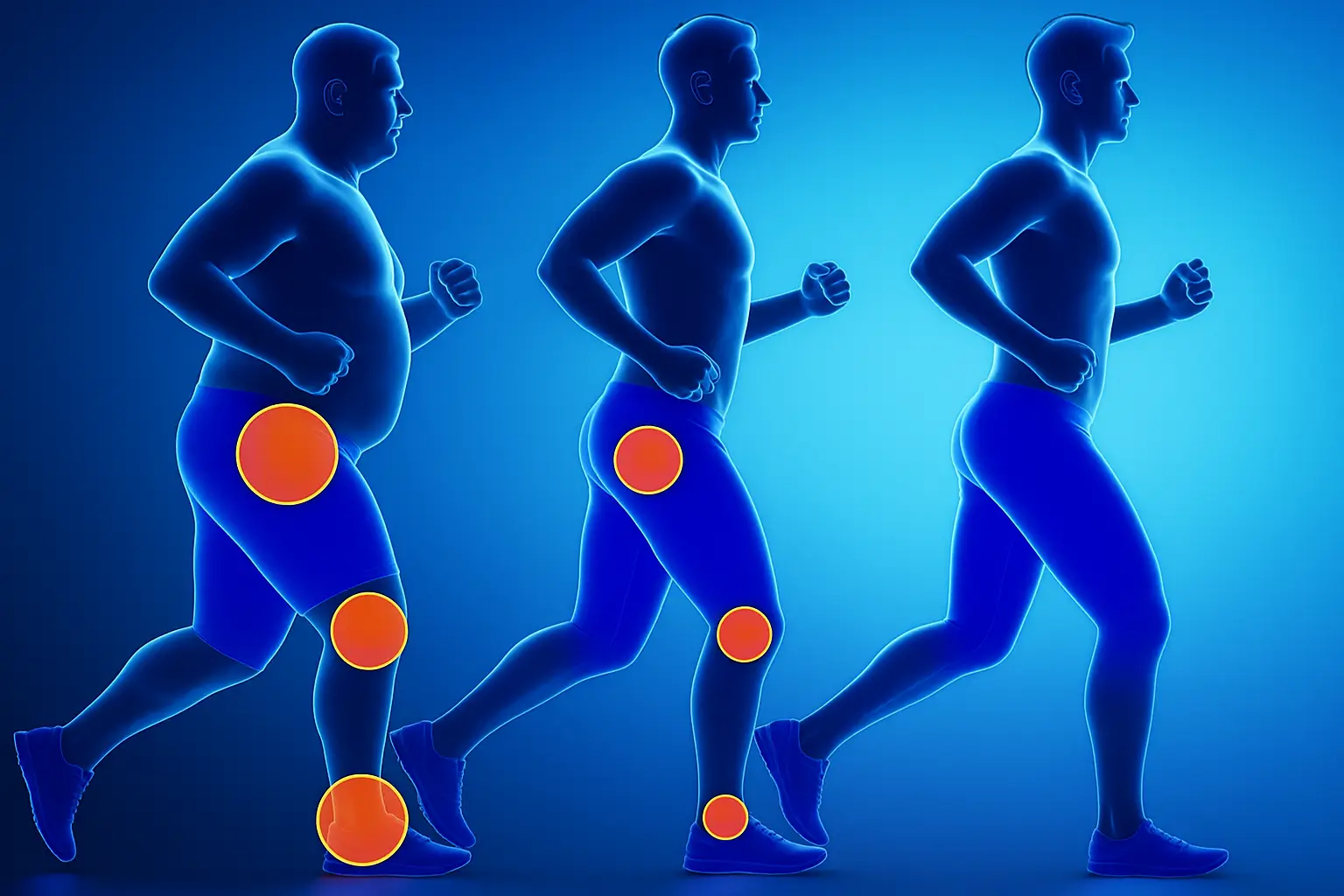 اضافه وزن و فشار روی زانو